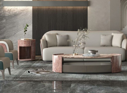 Coffee table Luxury Design Couch Table Coffee Side Tables Living room Round Table